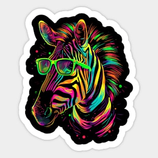 Zebra Migration Marvels Sticker